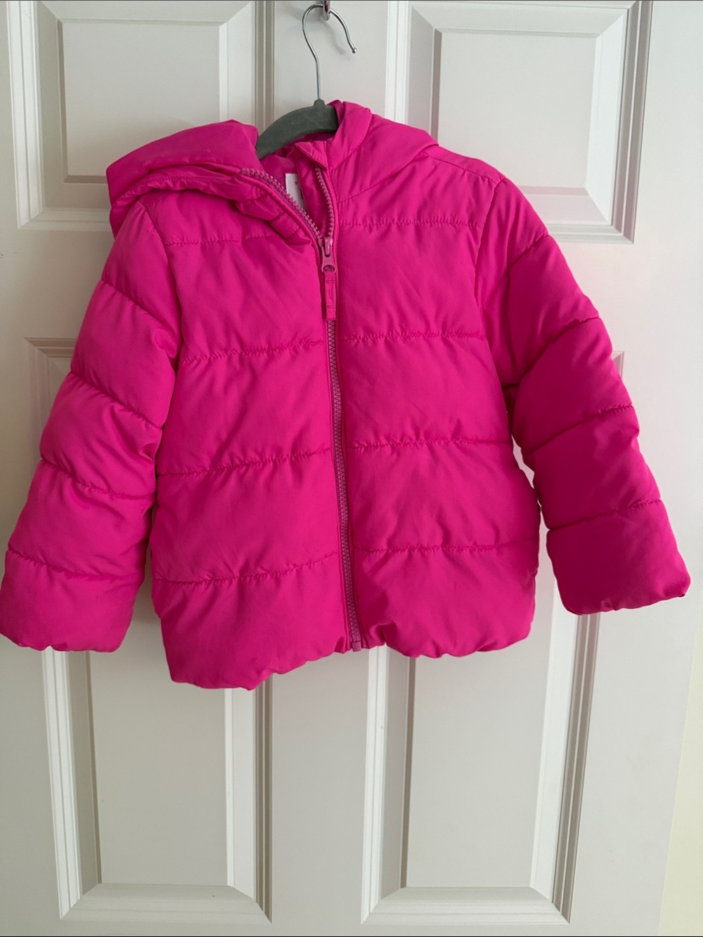 The Children's Place Hot Pink Hooded Puffer Jacket